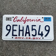 Original US Auto Kennzeichen Nummernschild USA 🇺🇸 California 