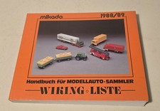 Wiking Liste 1988 / 89 MIKADO Handbuch für Modellauto Sammler H011-49