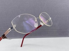 Lindberg Brille Herren Damen rund Silber Rot Randlos oval  Strip Titan