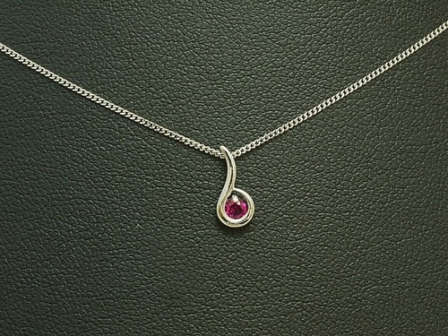 585 weissgold kette anhaenger - 585,