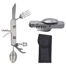 Campingbesteck Camping Outdoor Essbesteck Feldbesteck Survival Klappbesteck 7/1