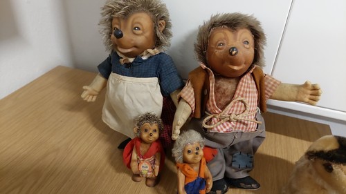 Steiff mecki familie - mecki,