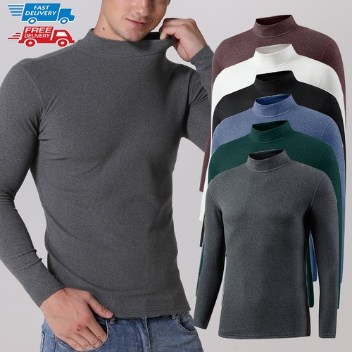 Herren langarmshirt rollkragen - langarmshirt,