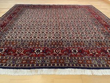 6305 Handgeknüpfter Moud mit Seide 210x210cm Orientteppich Carpet Tappeto Rug