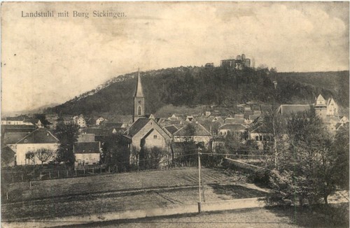 Landstuhl mit burg - burg, sickingen