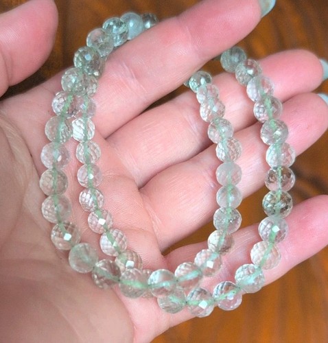 Aquamarin kette unbehandelt - aquamarin,