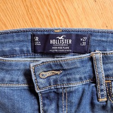 Hollister Jeans high-rise Flare W27 L31 blau
