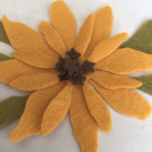 Filzblume schwarzäugige - filzblume,,