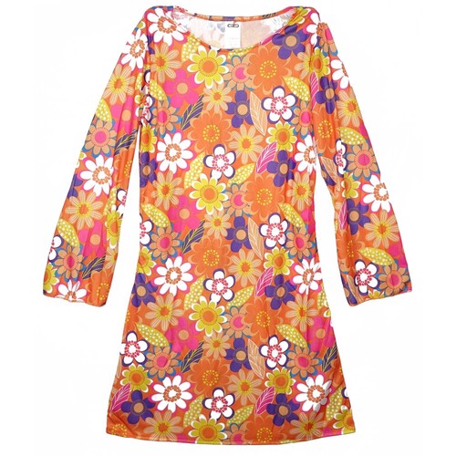 Damen flower power kleid - damen, mit