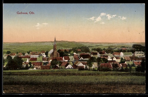 Gefrees ofr ortsansicht - ak, /ofr.,