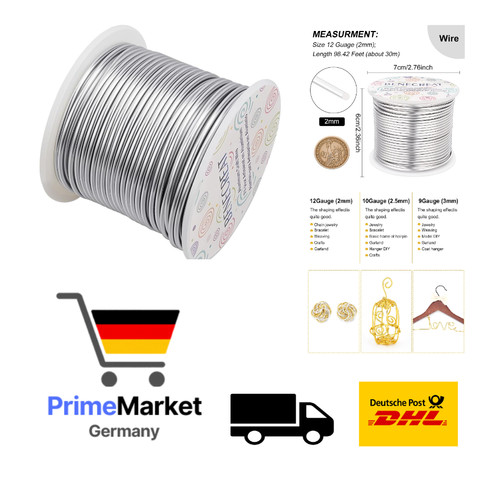 Aluminiumdraht 2mm 30m
