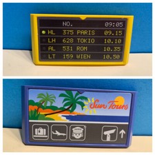 me- Playmobil Ersatzteile Schilder zu Flughafen 3186 uä - sehr guter Zustand!