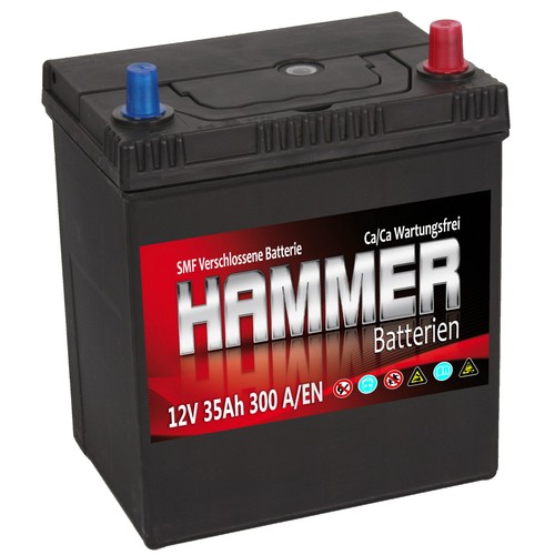 Autobatterie hammer 12v 35ah - 12v,