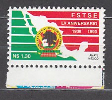 Mexico correo 1993 yvert - mexico,