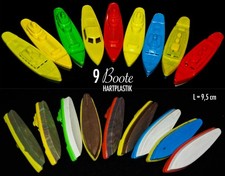 9 kleine MANURBA PLASTIK BOOTE