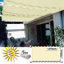 Seilspannmarkise creme ca