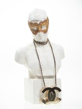 CHANEL Halskette Bodychain 10cm großes CC Körperkette XXL Gold