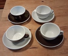 4 Kaffee-/Cappuccino Tassen mit Unterteller - Richard Ginori- Porcellana Ariston