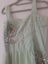 Abendkleid Aus SARI Stoff ca Grösse 36 Für Schneiderin