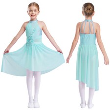 Mädchen glitzer tanzkleid - mädchen,