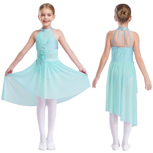 Mädchen glitzer tanzkleid - glitzer,