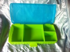 Tupperware Pausenbuffet A132 Maxi-Twin Brotdose türkis grün Vesperbox snacky