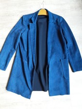 Damen Blazer New Collection  * blau * Gr.  40 / 42 WILDLEDER OPTIK 