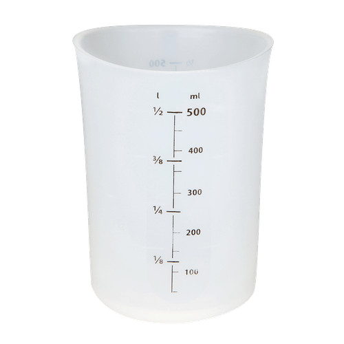 Messbecher aus silikon 500ml - messbecher,