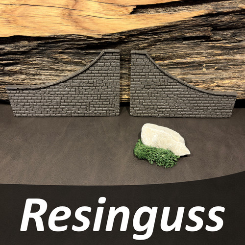 Flügelmauer stützmauer - stützmauer, /