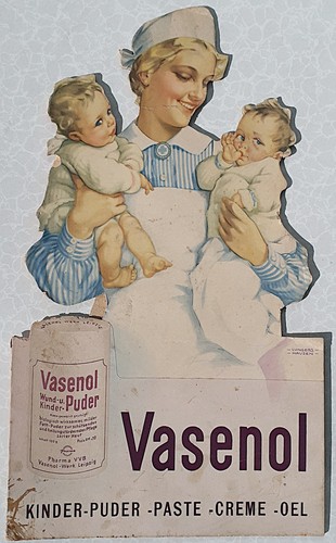 Vasenol puder werbeschild - puder,