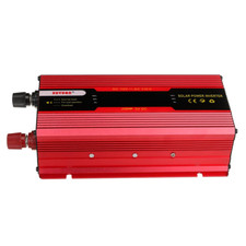 2000W Peak Spannungswandler 12V - 220V 230V Wechselrichter Inverter LCD USB Rot