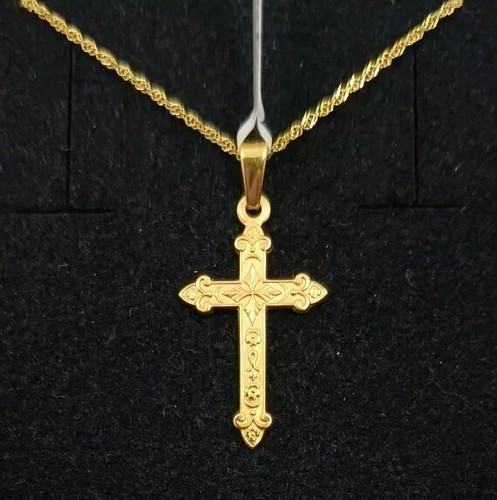Anhänger und kette gold - und,