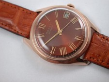 seltene Poljot massiv Roségold Automatik