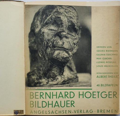 Bernhard hoetger bildhauer - bernhard,