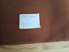 Aida stoff dunkelbraun 39 - ca,