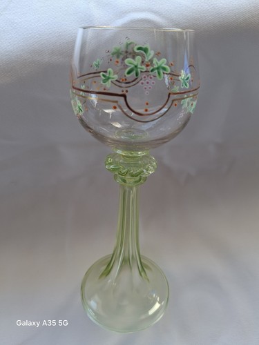 Antikes jugendstil weinglas - jugendstil,