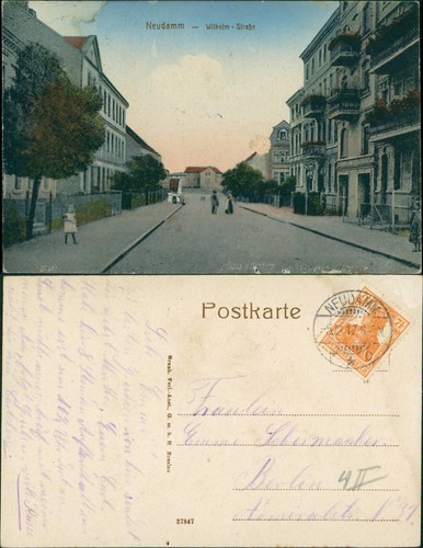 Postcard neudamm - neudamm, (neumark)