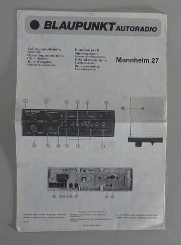 Betriebsanleitung blaupunkt - betriebsanleitung,