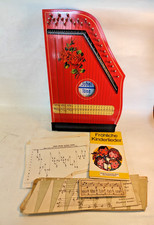 Jubeltöne Zither Musik Noten Kinderzither OVP Klingenthal DDR 3 Akkorde