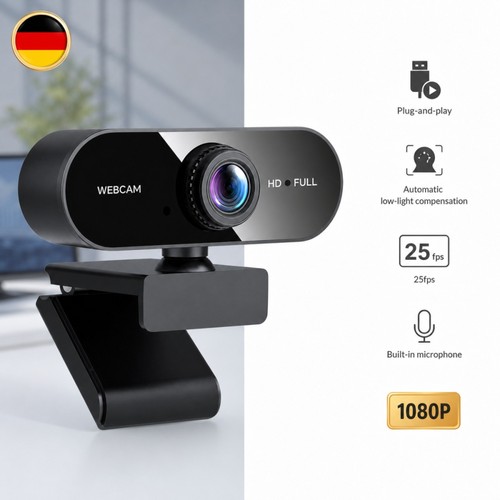 Usb kamera webcam 1080p - webcam,