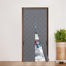 Magnet Thermo Türvorhang Kälteschutz Wärmeschutzvorhang Isolier Magnetischer