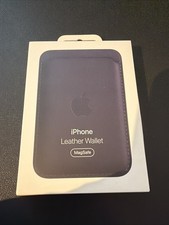 iPhone Leder Wallet mit MagSafe, Dunkelblau, Magnetischer Kartenhalter