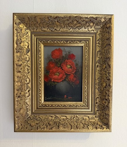 Original ölgemälde blumen - Ölgemälde,