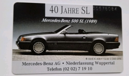 Telefonkarte auto motiv - telefonkarte,, auto-motiv