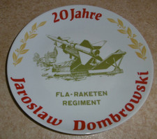 DDR Teller NVA Ehrengeschenk