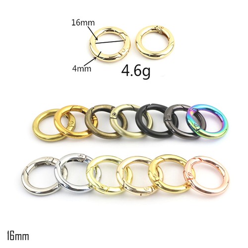 Ring rund karabinerhaken - ring,
