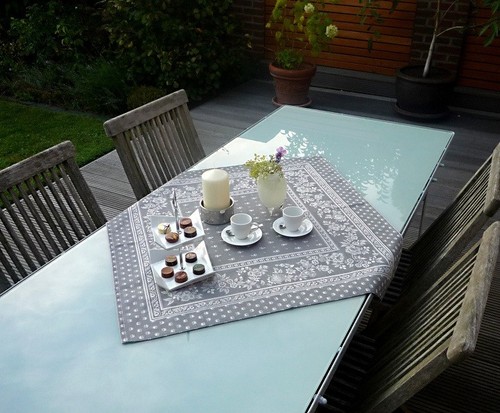 Tischdecke jacquard 80x80 - 80x80, cm