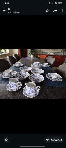 Zwiebelmuster essservice von - zwiebelmuster,