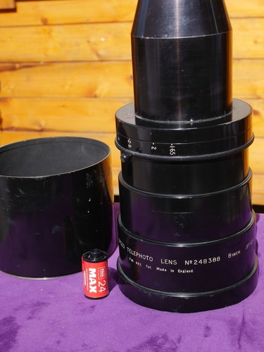 Rare taylor hobson - 8", f1.65