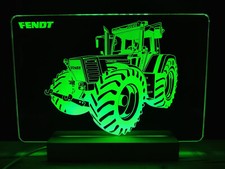 Fendt Favorit 824 Tractor Schlepper Bulldog Maschine LED Schild NEU Geschenk